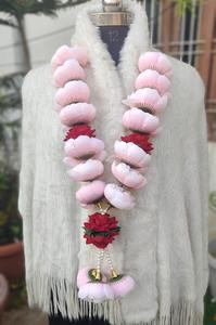 Romantique élégant Rose fleur Varmala Mala mariée marié guirlande de mariage pour fête indienne décor cadeau de bienvenue pour les invités décor - Product Image 2