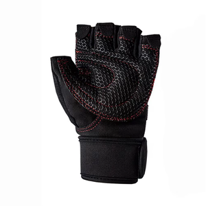 Guantes de Gimnasio de Cuero RAZERS IMPEX RI-FG-1350, Transpirables, Ligeros, con Soporte para Muñeca, Sin Dedos, Unisex - Product Image 4