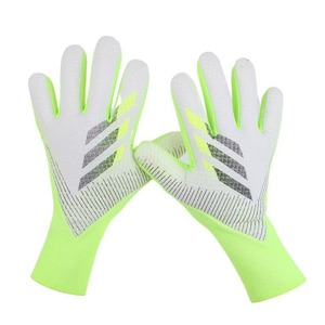 Gants de gardien de but en cuir avec protection des doigts, fermeture à lacets antidérapante pour l'entraînement des adultes - Product Image 1
