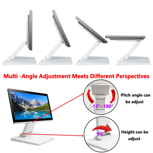 10-27 "ขาตั้งจอภาพ LED แบบพับได้ขาตั้งทีวี LCD ปรับได้ขาตั้งจอภาพโลหะคอมพิวเตอร์ตั้งโต๊ะ<span class=keywords><strong>100</strong></span> <span class=keywords><strong>VESA</strong></span> - Product Image 5