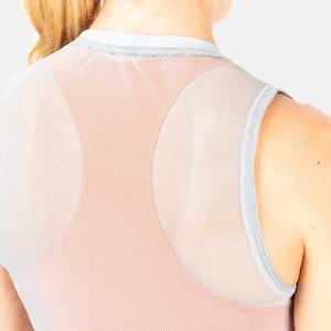 Camiseta sin mangas personalizada para mujer, Tops sin mangas con abertura para mujer, retales con cuello redondo, Camisetas largas holgadas informales sin mangas - Product Image 5