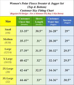 <b>Women's</b> Winter Casual 2-Piece Solid Fashion Sweater & Jogger Woven Polar <b>Fleece</b> Daily Wear Matching Set - Product Image 5