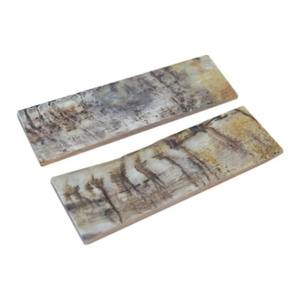 Écorces de corne de buffle naturelles artisanales, écologiques, style animal, surface polie, pour la fabrication de manches de couteaux personnalisés - Product Image 2