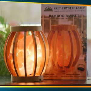 Best Handcrafted Natural Crafts Pink Rock Salt Glowing <b>Lamps</b> Carved Wooden Window Basket with Beautiful <b>Love</b> Style Decoration - Product Image 4