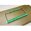 Narrow Top <b>LED</b> Metal License Plate Frames Car Plastic <b>Number</b> Plate Holder Cover - Product Image 5