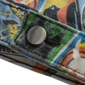 High Quality Breathable Quick Dry Thin Stand Collar Men's Denim <b>Canvas</b> <b>Jacket</b> for Sale - Product Image 4