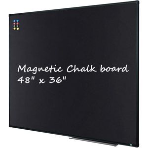Tableau noir mural magnétique 48x36 avec mémo et tableau noir pratique en PE - Product Image 5