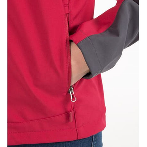 Chaqueta de caparazón suave para exteriores para mujer Chaqueta ajustada a prueba de viento resistente al agua de fábrica OEM con opción de marca personalizada - Product Image 4