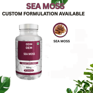 <b>Sea</b> <b>Moss</b> Extract 90 <b>Capsules</b> Herbal Supplement for Adults Women & Men-Promotion Development Private Label OEM/ODM - Product Image 4
