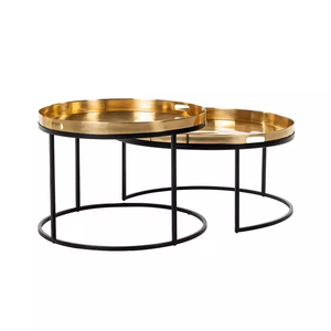 style living room furniture <b>round</b> modern Silver metal legs - Product Image 6