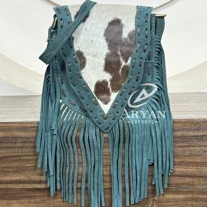 Bolsos de Mano de Mujer Clásicos de Lujo Personalizados, Bolso de Hombro Cruzado de Cuero de Gamuza de Vaca Genuina de Primera Calidad, Bolso Elegante - Product Image 1