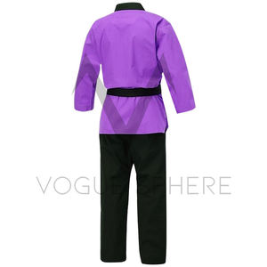 Uniformes de karaté 100% coton à prix de gros bon marché uniformes de karaté de haute qualité personnalisés - Product Image 2