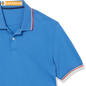SAMAVIA Polo imprimé pour hommes tissu polyester extensible conception personnalisée coupe régulière décontracté quotidien fournisseur de mode OEM - Product Image 5