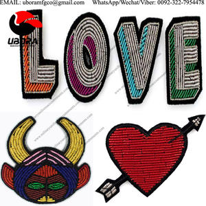 Broches Rabit bordados hechos a mano, broches de alambre de lingotes, parches y booches de alta calidad, proveedor personalizado - Product Image 6