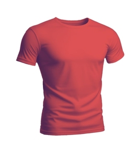 T-shirt en polyester recyclé pour homme, écologique, durable, respirant, à porter au quotidien, uni, décontracté, vêtements pour homme - Product Image 4