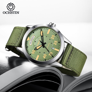 Reloj Mecánico de la Serie Master de Marca, de Lujo, con Doble Calendario, Resistente al Agua, con Manecillas Luminosas, de Acero Inoxidable y Nailon, de Fábrica - Product Image 5