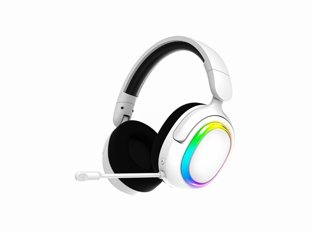 Gaming Headset 2.4G Wireless + 5.3 Connectionwith Mic RGB Light E-sports