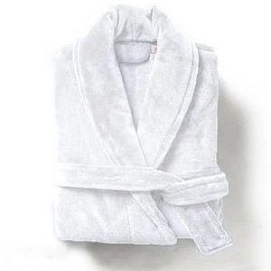 Bata ligera de algodón tejido comprimido para viajes y uso doméstico Hasta la rodilla Estilo de lujo Secado rápido y altamente absorbente - Product Image 2