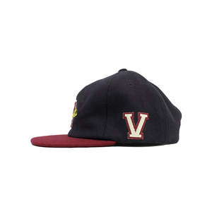 หมวก Decades Hat Co สีน้ำเงินสำหรับทีม Tigers หมวกแก๊ปผ้าแคนวาส 6 แผง ทรง Y2K ลายพราง ลายเสือดาว ลายใบไม้เขตร้อน เพื่อประสิทธิภาพในการใช้งาน - Product Image 3