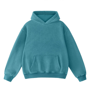 Sudadera con Capucha de Invierno para Mujer de Alta Calidad, Lavado Ácido, 100% Algodón, Color y Talla Personalizados, Servicio OEM Más Vendido - Product Image 6