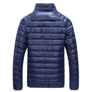 Veste polaire d'hiver ultra légère pour hommes col montant à capuche décontracté coton/polyester remplissage cristal décoration tailles 4XL 5XL 6XL - Product Image 3