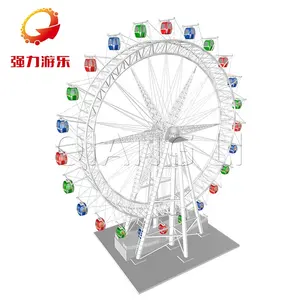 Qiangli marka tasarım eğlence parkı sürmek üretici şehir eğlenceli Park oyunları büyük 30m 42m 50m dönme dolap satılık sürmek