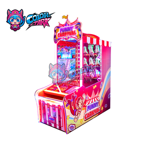 Parc coloré en gros jeu vidéo populaire machine à lancer de balles à pièces équipement de machine de loterie pour enfants <span class=keywords><strong>jeux</strong></span> d'arcade - Product Image 4