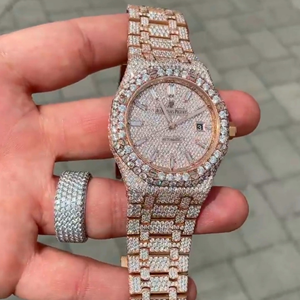 นาฬิกาเพชรโมอิสแบบหรูหราสำหรับปธน. VVS โครงกระดูกทดสอบเพชร - Product Image 5