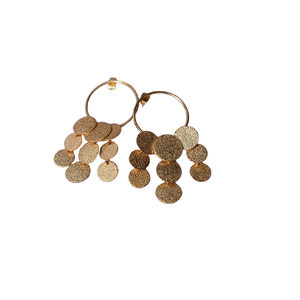 Pendientes de Lujo con Cuentas al por Mayor, Venta al por Mayor de Pendientes Pequeños de Latón con Cuentas Azules de la India, Joyería de Lujo, Pendientes de Regalo para Niñas - Product Image 6