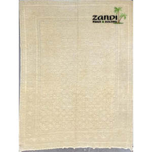 Tapis de Peshawar et de Khotan noué à la main, unique en son genre, 9'1 x 12'1 Pes_Kho_70 - Product Image 1