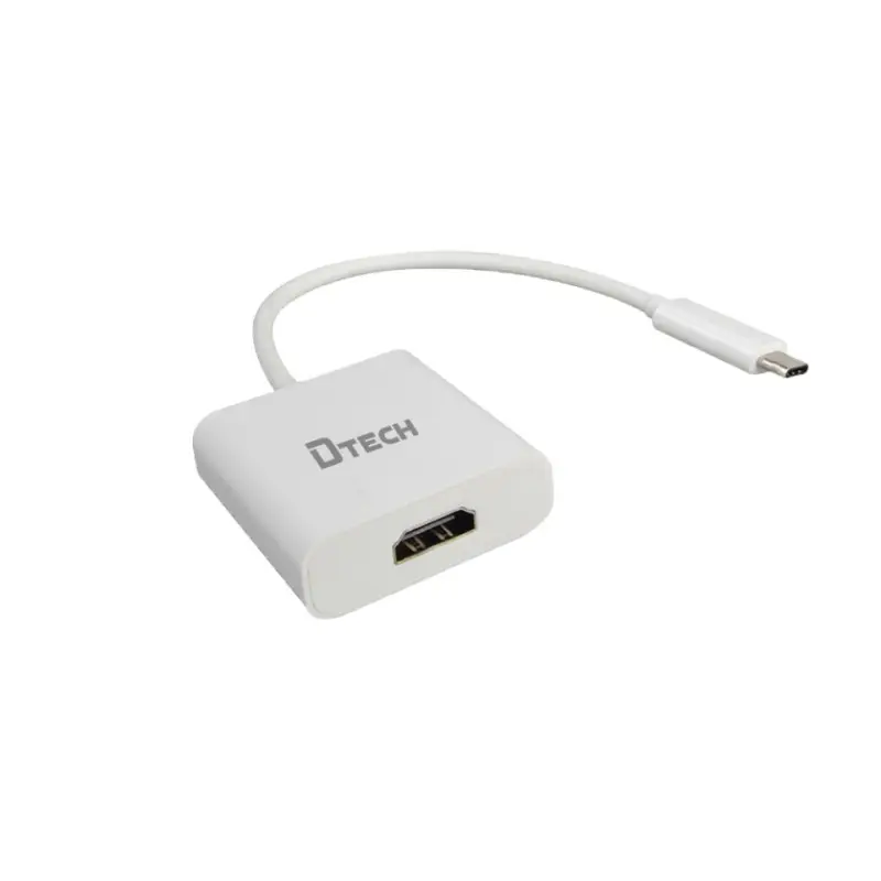 DTECH 0.2M Longueur Type 3.1 USB C Mâle vers HDMI Femelle Adaptateur Convertisseur Câble