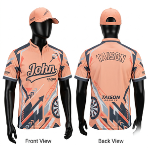 Premium 180 GSM Polyester Interlock <b>Dart</b> Jersey Neon Yellow Black Blue Multi Panel Custom Sublimation Logo - Product Image 6