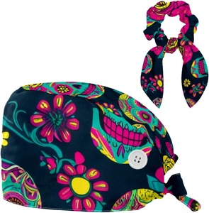 Diseño Reversible de sarga de algodón con estampado personalizado y estilo unisex, venta al por mayor, compra a granel de ropa de trabajo para restaurantes y hoteles, gorras de fregado - Product Image 3