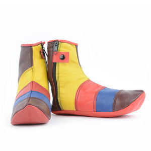 Chaussettes d'hiver en cuir originales sur mesure pantoufles de sol chaudes en plusieurs couleurs - Product Image 4