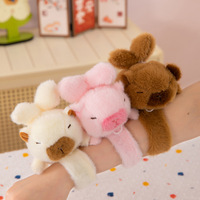 Bracelet à claquer Capybara, jouet en peluche Capybara, bracelet pour enfants, petit ornement suspendu