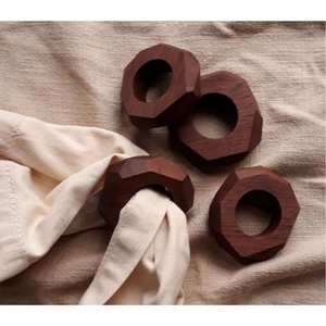 Anillo para Servilletas de Resina con Diseño de Nácar, Moderno y Lujoso, Decoración Ecológica para Mesa de Comedor, Estilo Rústico Ondulado para Cocina - Product Image 2