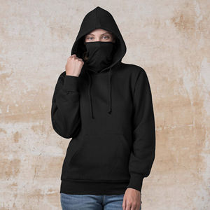 Sudadera con capucha minimalista de cuello alto para hombre, ropa de calle lisa de gran tamaño, ropa cálida de invierno, sudaderas con capucha para hombre simples y geniales - Product Image 4