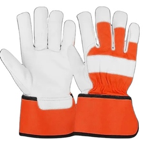 Gants de sécurité confortables en cuir de chèvre, résistants, pour travaux de jardinage, doux, usage personnel, anti-vibrations, anti-statiques - Product Image 2