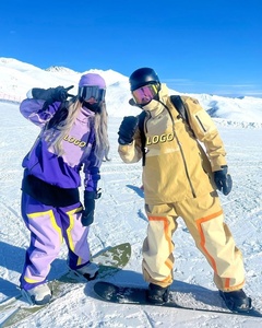 Combinaison de ski d'hiver pour adultes, homme, femme, fille, avec fermeture éclair, pour le <span class=keywords><strong>snowboard</strong></span> ou le ski alpin, vente en gros - Product Image 1