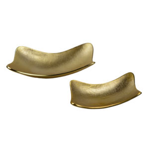 Bol de service en métal massif de conception de luxe fruits secs servant des bols de concepteur pour la décoration de maison et de salon conception personnalisée disponible - Product Image 1