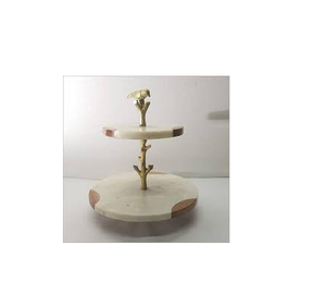 Top Quality Celebration <b>Marble</b> <b>Cake</b> Server <b>Stand</b> for Dining Table Fruit Server <b>Cake</b> <b>Stand</b> at Lowest Price - Product Image 5