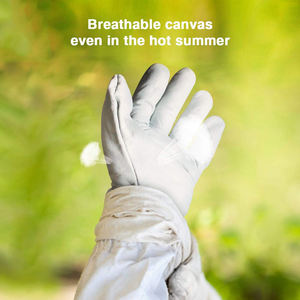 Gants de protection pour l'apiculture, manches aérées avec tissu doux épaissi pour hommes, derniers gants apiculteurs de Eiza Industries - Product Image 6