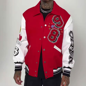 Nouveau Deign Veste Lettermen d'hiver à manches longues de qualité supérieure personnalisée Veste Lettermen Slim Fit Plain Fabriqué au Pakistan - Product Image 3