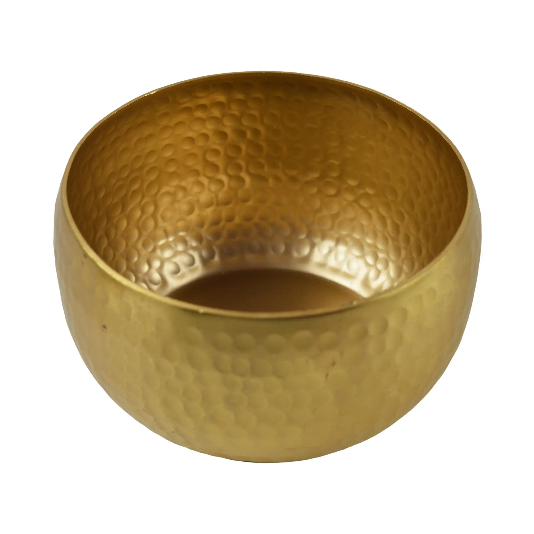 Simple Look Hammered Metal Serving Bowl With Brass Antique Finishing Design Snack Bowl Best For Table Decoration