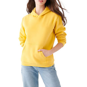 เสื้อฮู้ดผู้หญิงแขนยาวคอปกตั้งดีไซน์ไหล่เสื้อลำลองแนวสตรีทระบายอากาศได้ดีเป็นมิตรกับสิ่งแวดล้อมสำหรับฤดูหนาว - Product Image 4