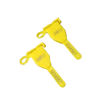Sceau de verrouillage durable jetable en polypropylène Jhas certifié ISO pour compteur d'eau, 15x45mm, usage industriel, en promotion pour camions et remorques