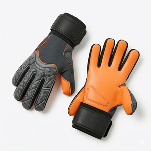 Gants de gardien de but en latex de qualité supérieure, fermeture auto-agrippante, contrôle amélioré de la paume, protection flexible des doigts, ajustement confortable - Product Image 1