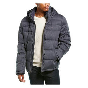 Chaqueta de Invierno Casual para Hombre al por Mayor OEM, Chaqueta Acolchada con Logotipo Personalizado, Cortavientos con Cremallera, Superventas, Estilo Urbano - Product Image 1