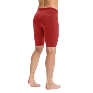 Shorts de compression pour hommes en polyester, shorts de sport pour hommes avec compression intégrée, shorts d'entraînement à double couche pour hommes - Product Image 5