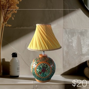 Handcrafted Kashmiri Paper Mache <b>Table</b> Lamp Exquisite Artisanal Home Decor for a Touch of Elegance - Product Image 5